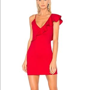 Amanda uprichard danica ruffle dress size small